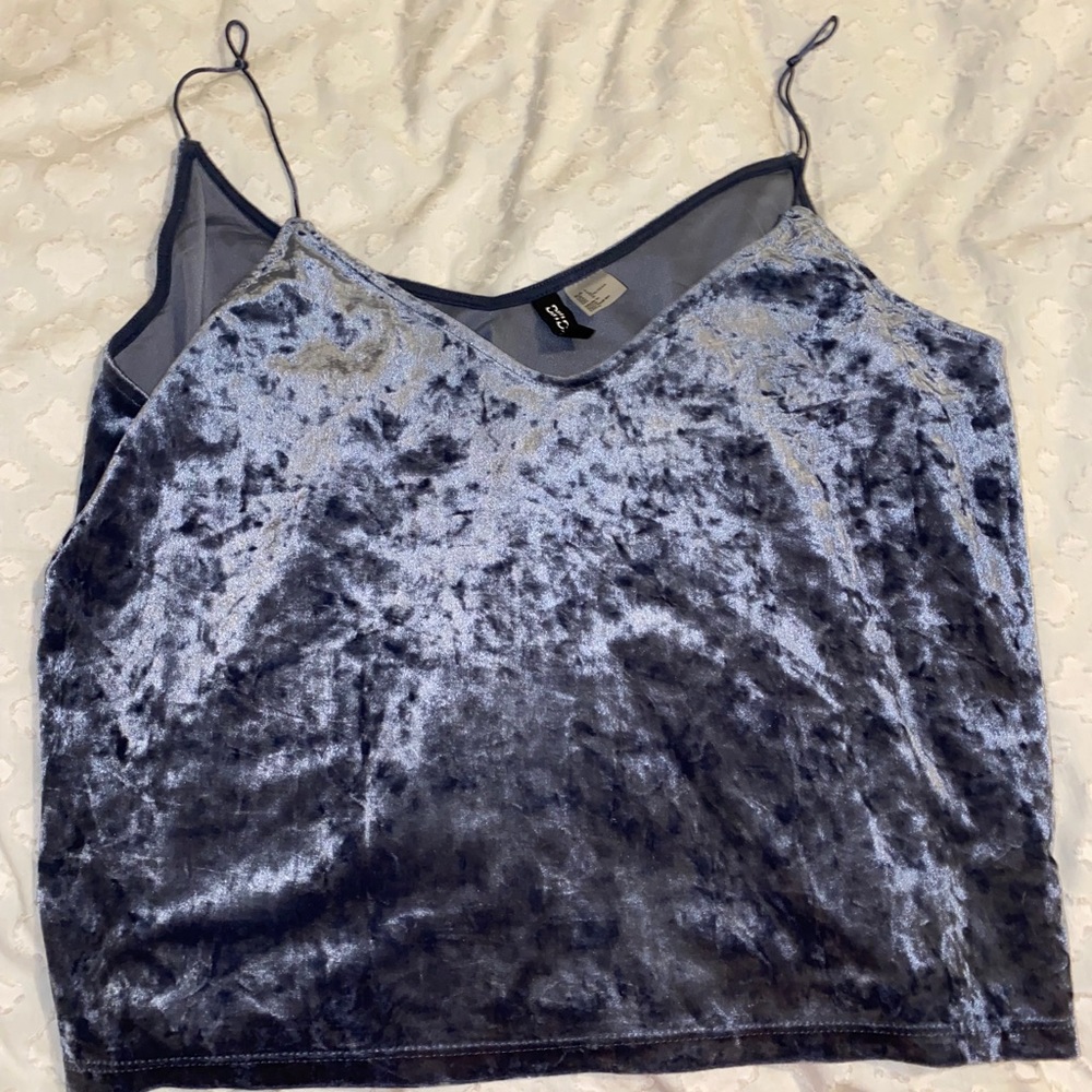 faux suede tank top